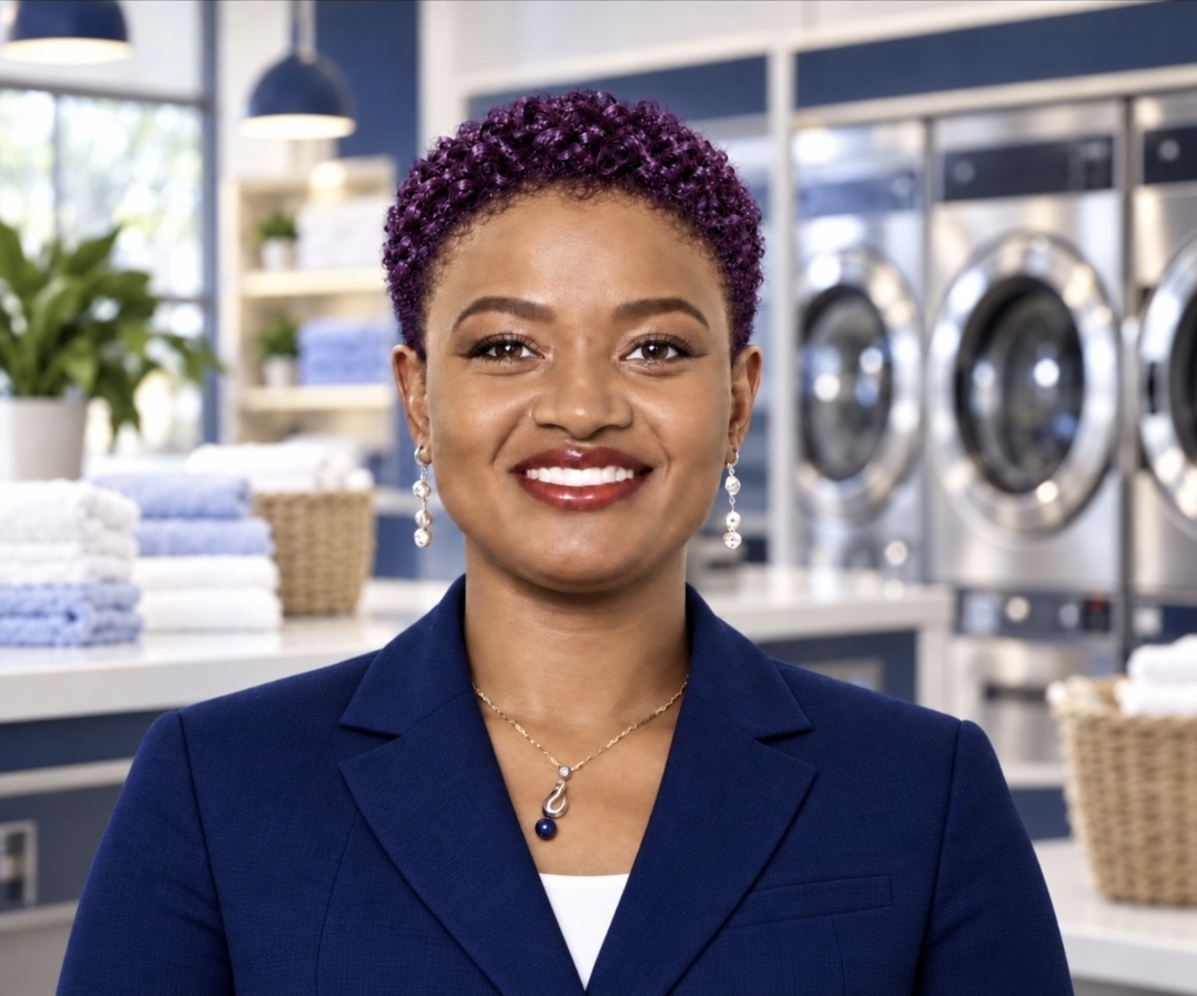 Emma Amara, CEO of Amara Wash & Fold Laundry Services